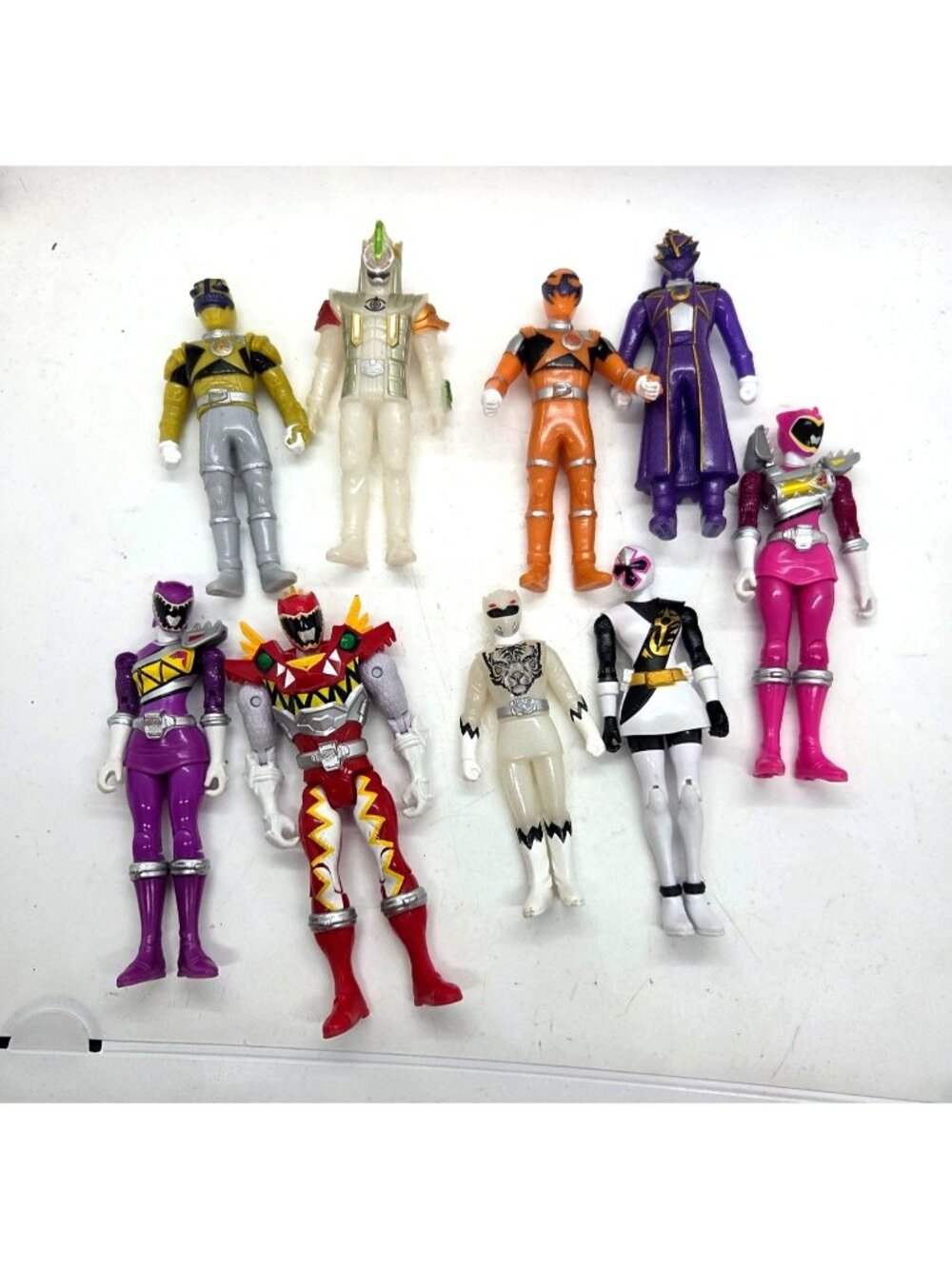9 Lot Power Rangers Action Figures 5" Toys Dino Charge hero ultraman ninja